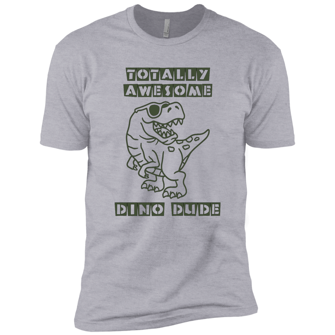 Dino Dude- Boys' Cotton T-Shirt