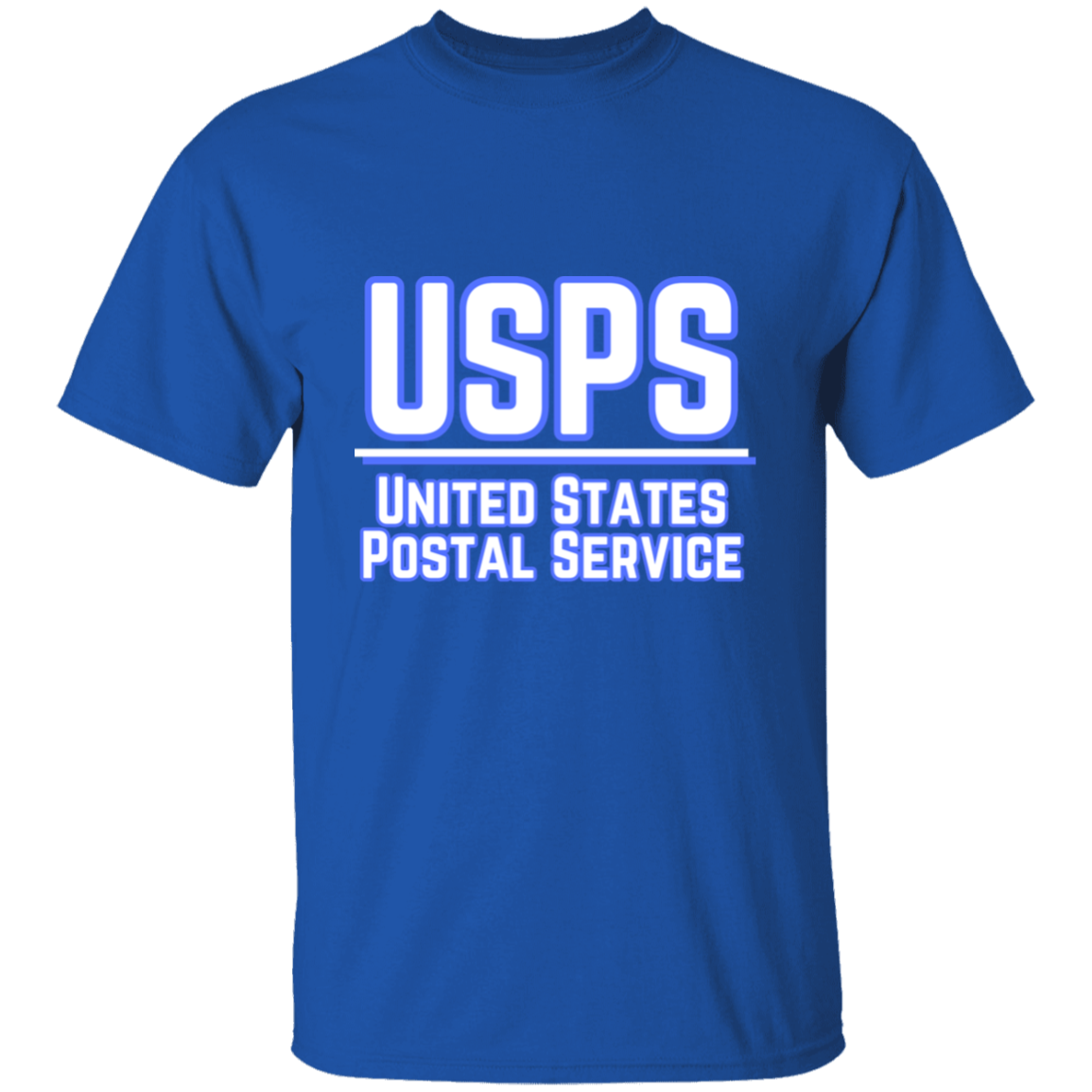 USPS B&W- 5.3 oz. T-Shirt