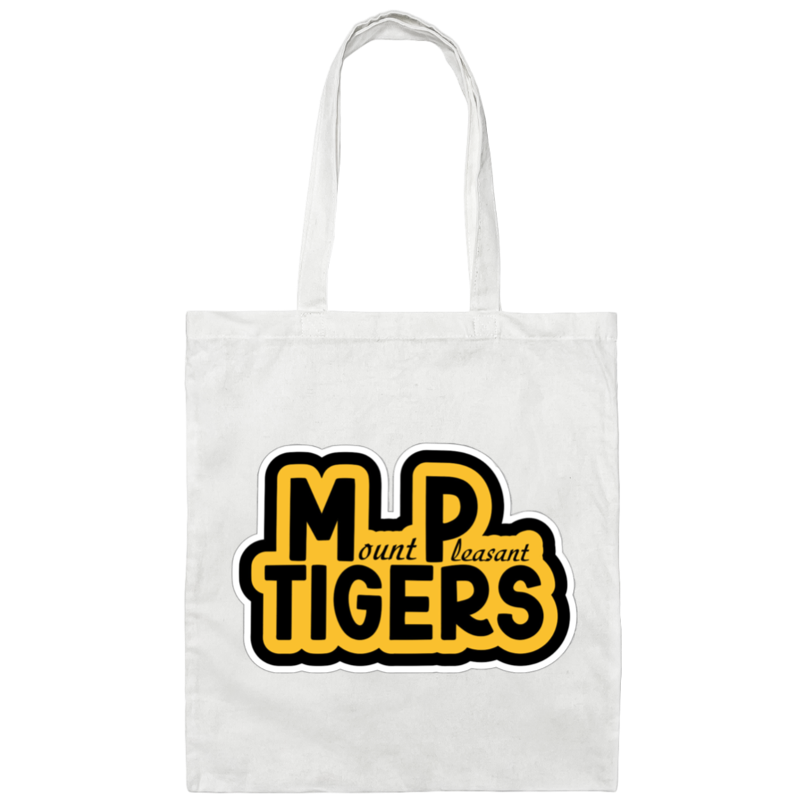 MP Tigers Black&Gold Canvas Tote Bag