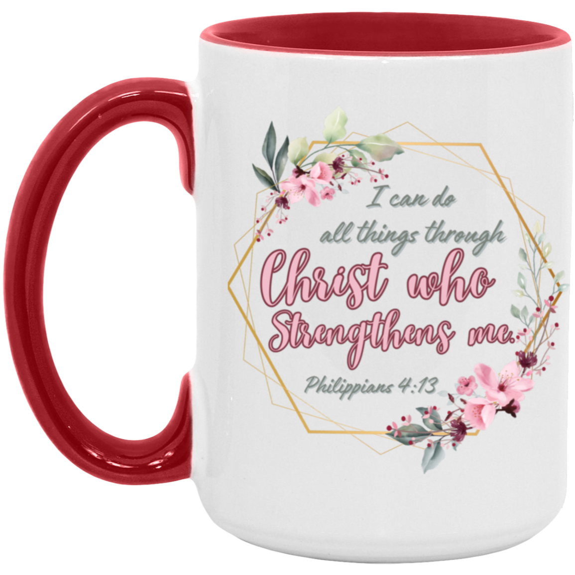 Phil 4:13 15oz. Accent Mug