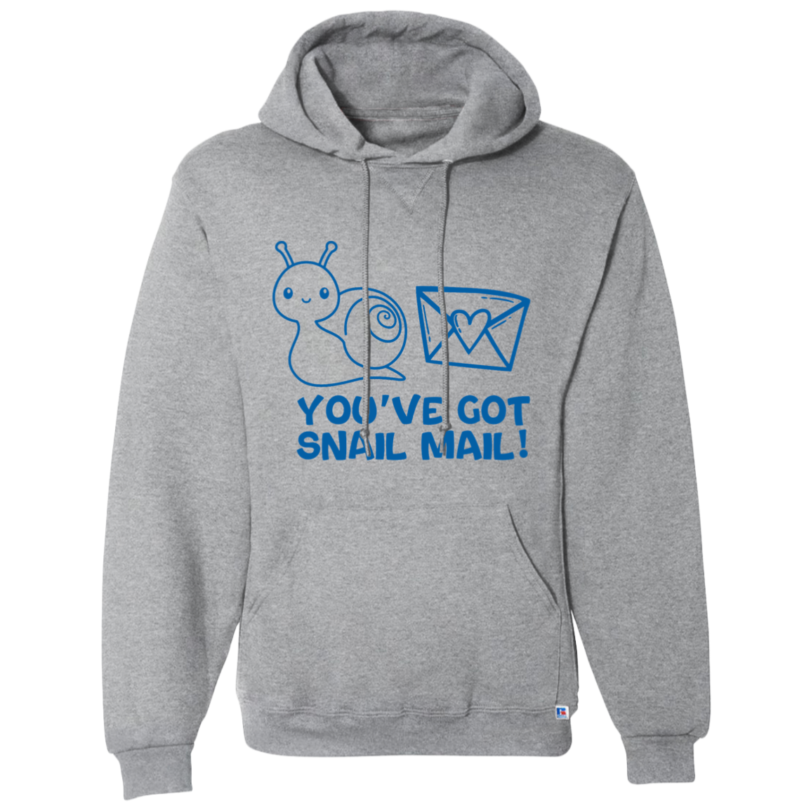 You've Got Snail Blue Mail Dri-Power Fleece Pullover Hoodie