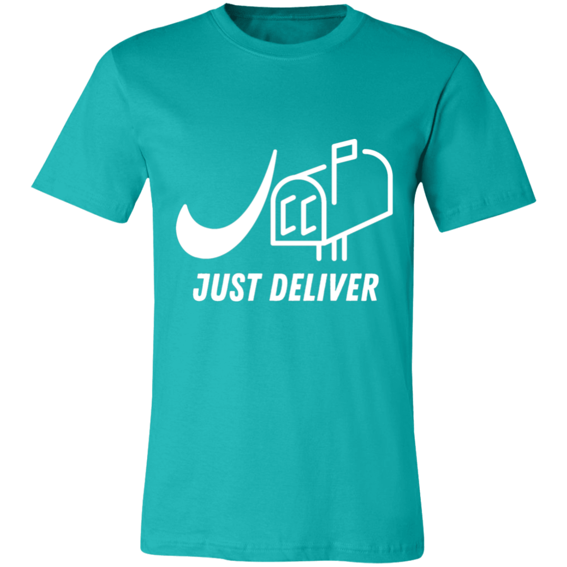 Just Deliver Mailbox White Unisex Jersey Short-Sleeve T-Shirt