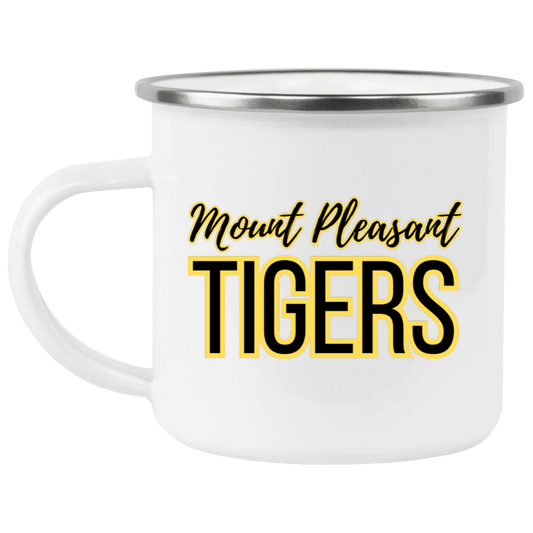 Mount Pleasant Tigers 1  Enamel Camping Mug