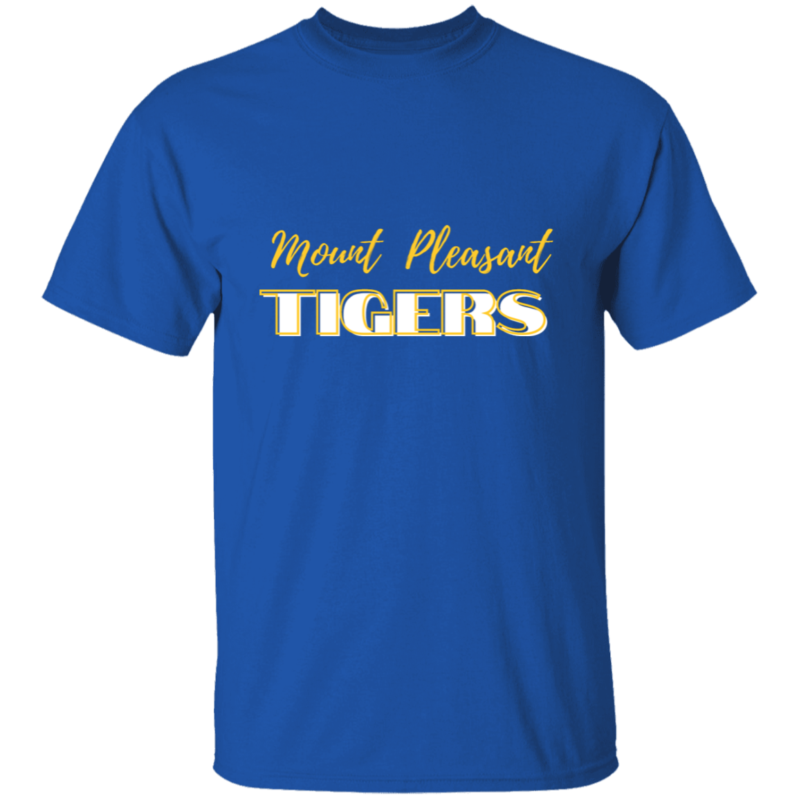 Gold MP Tigers 5.3 oz. T-Shirt