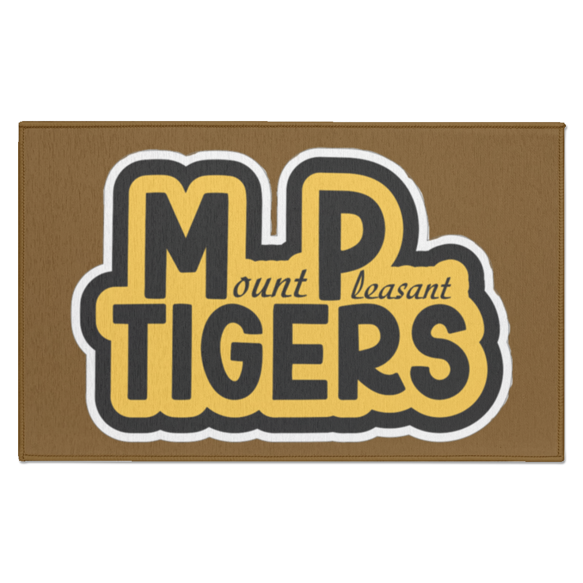 MP Tigers Black & Gold Indoor Doormat