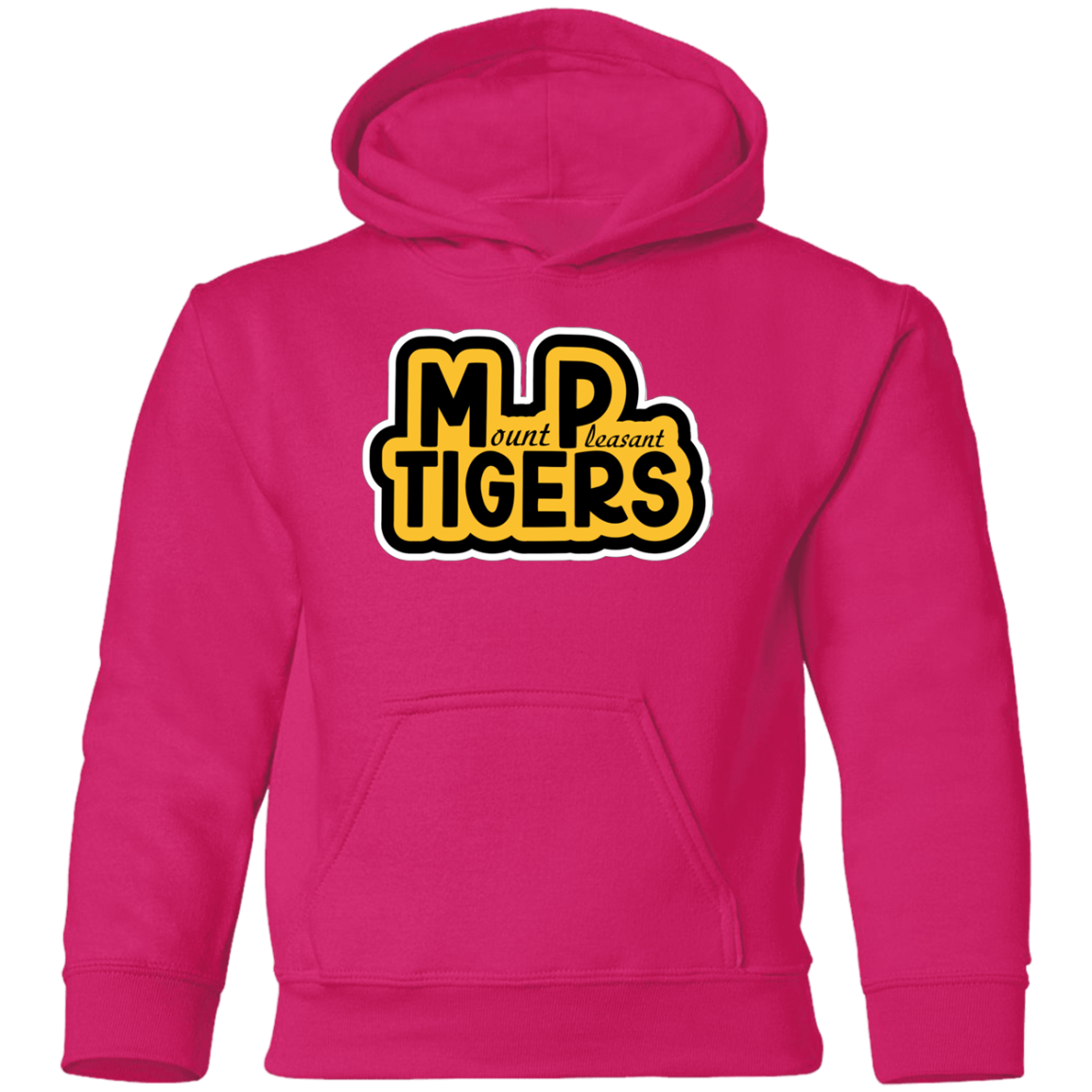 MP Tigers Black & Gold Youth Pullover Hoodie