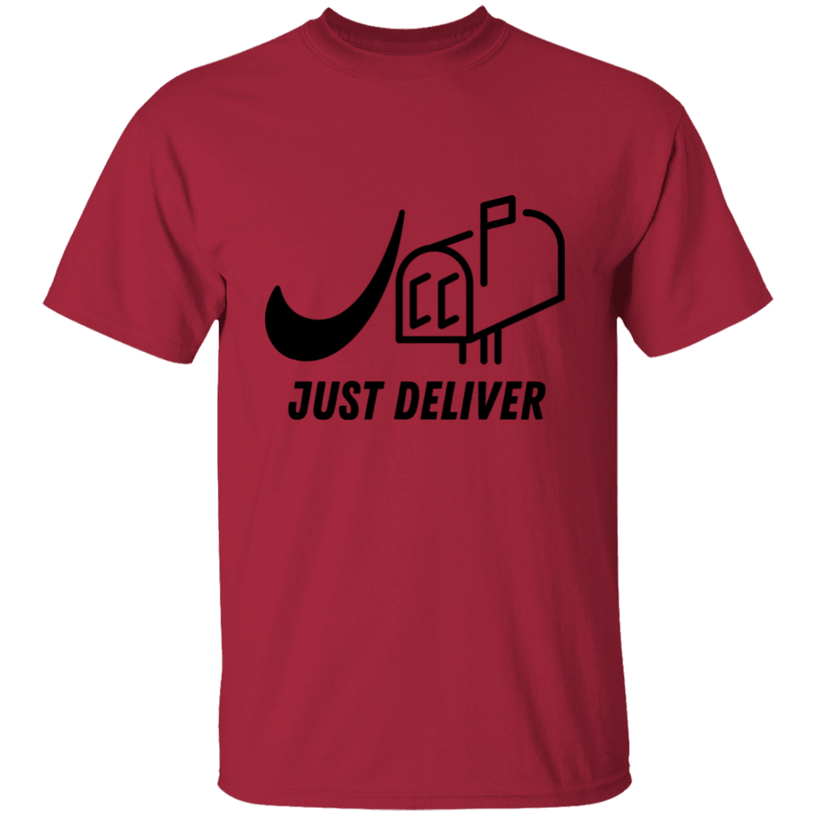 Just Deliver Mailbox Black 5.3 oz. T-Shirt
