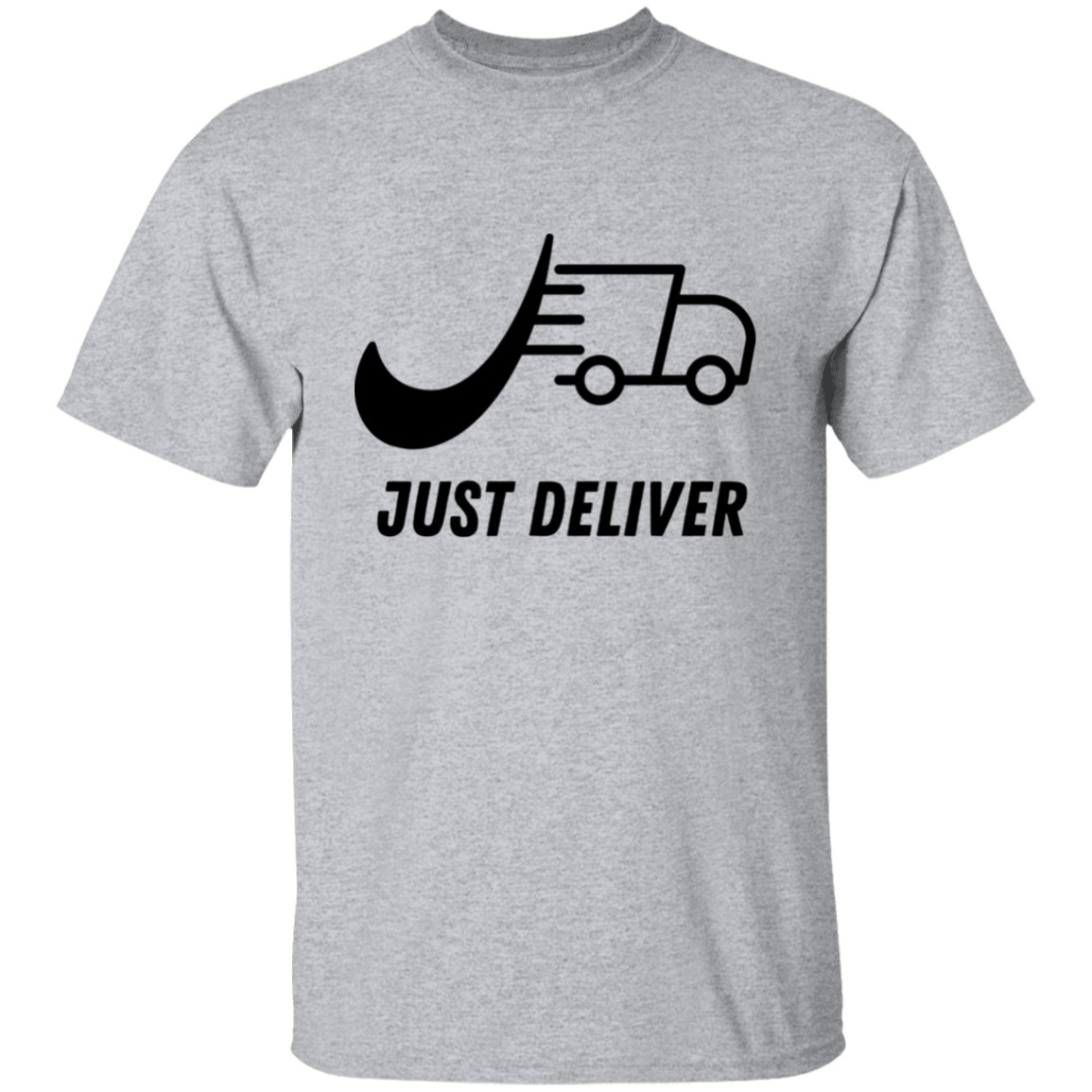 Just Deliver Truck Black 5.3 oz. T-Shirt