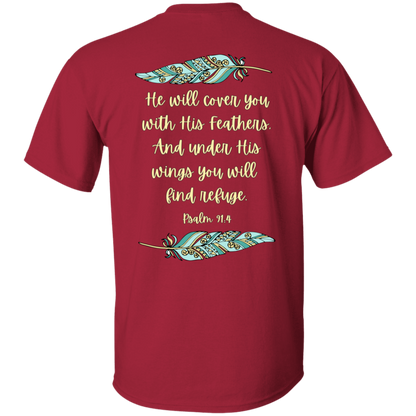 Psalm 91:4 T&Y 5.3 oz. T-Shirt
