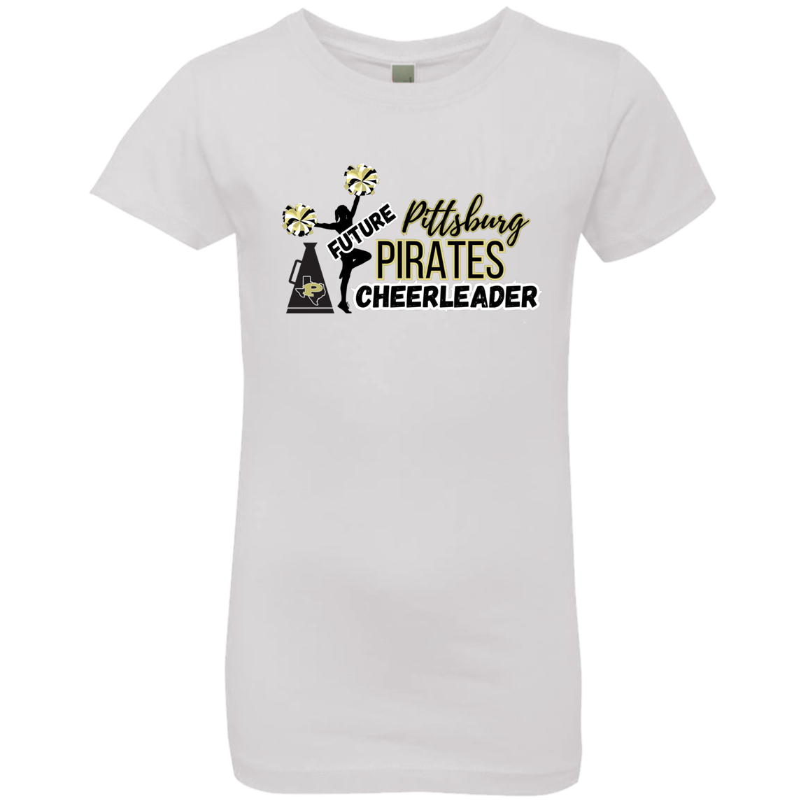 Future Pitt Pirate Cheerleader Girls' Princess T-Shirt