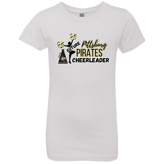 Future Pitt Pirate Cheerleader Girls' Princess T-Shirt