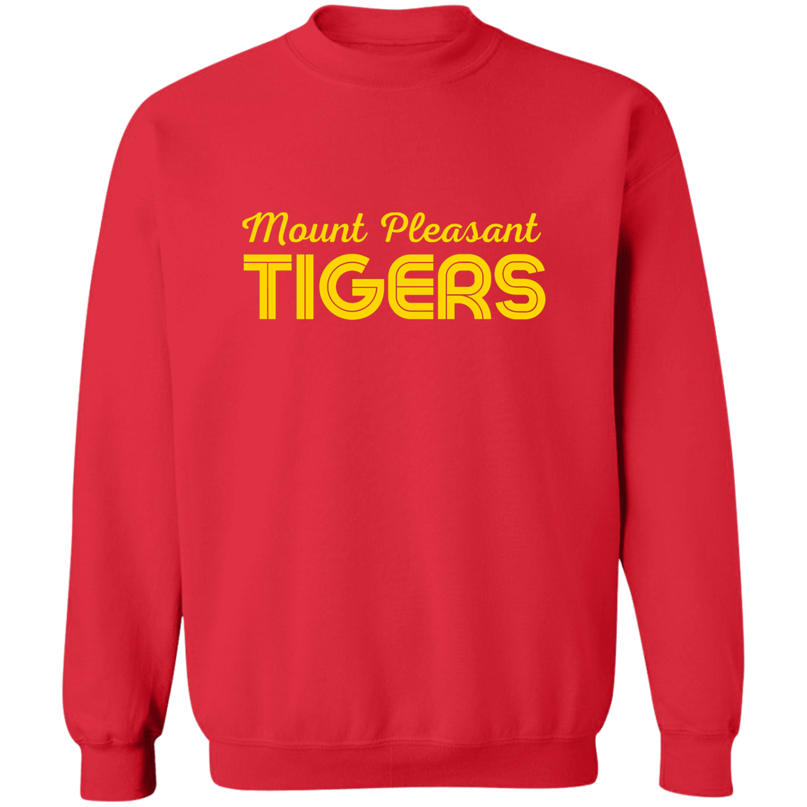 MP Tigers Pullover Crewneck Sweatshirt 8 oz (Closeout)