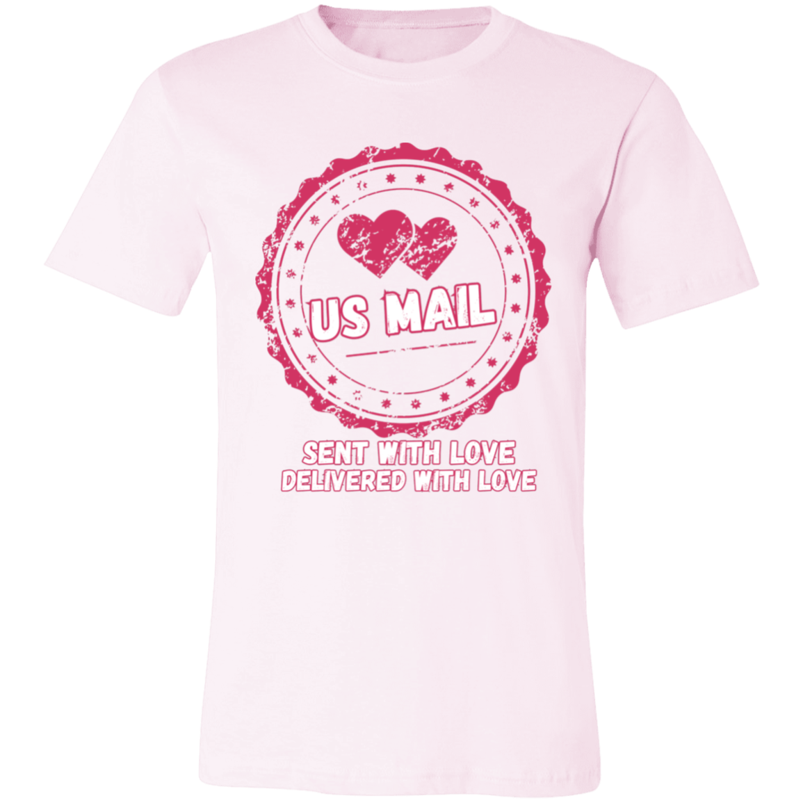 Sent With Love USMail Unisex Jersey Short-Sleeve T-Shirt