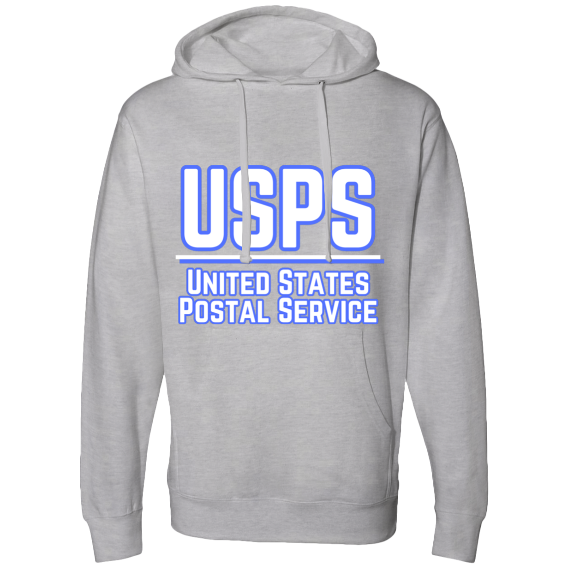 USPS B&W Midweight Hooded Sweatshirt