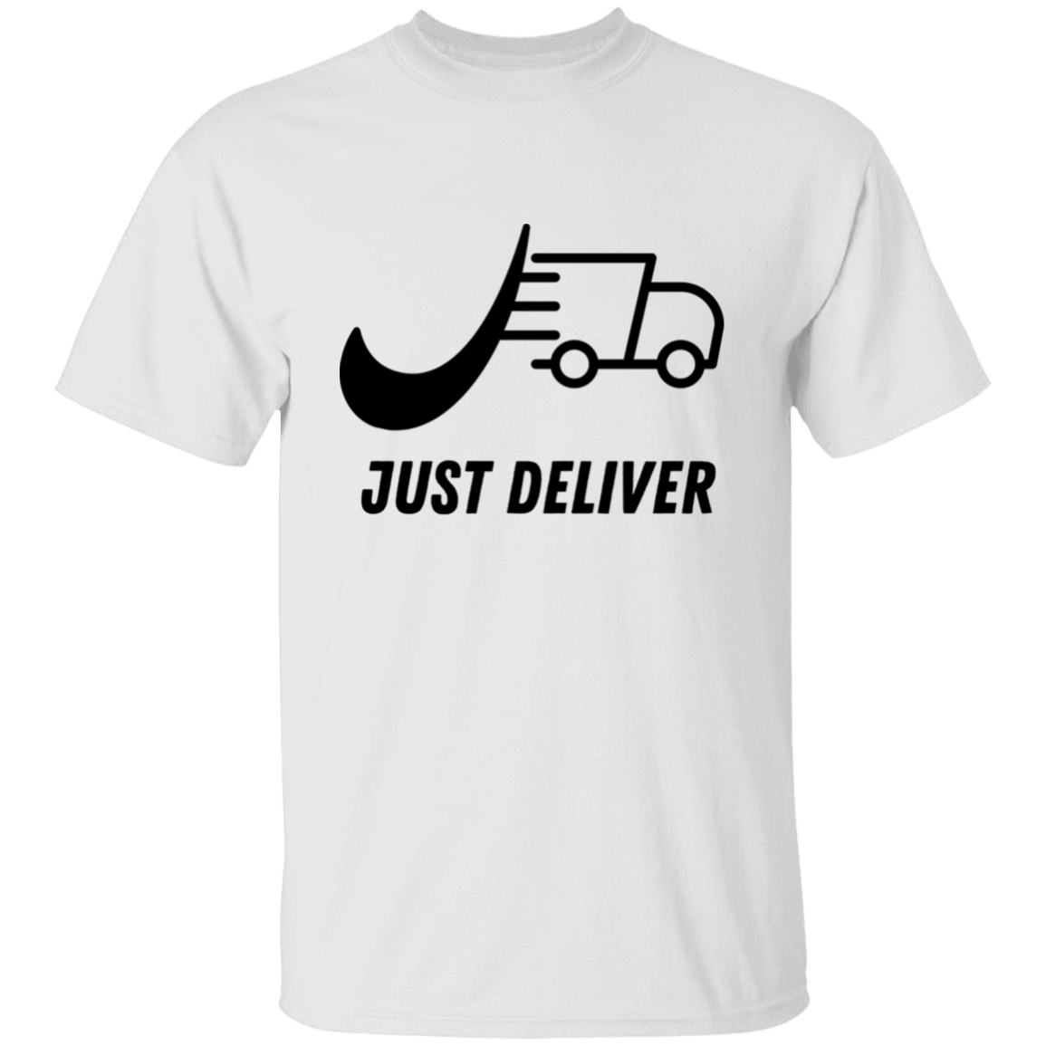 Just Deliver Truck Black 5.3 oz. T-Shirt