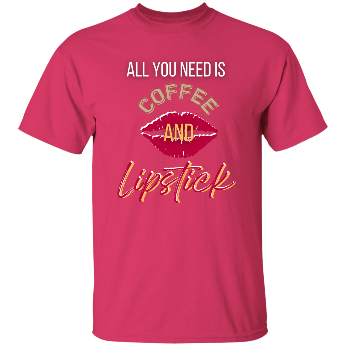 Coffee & Lipstick Plus Size T-Shirt