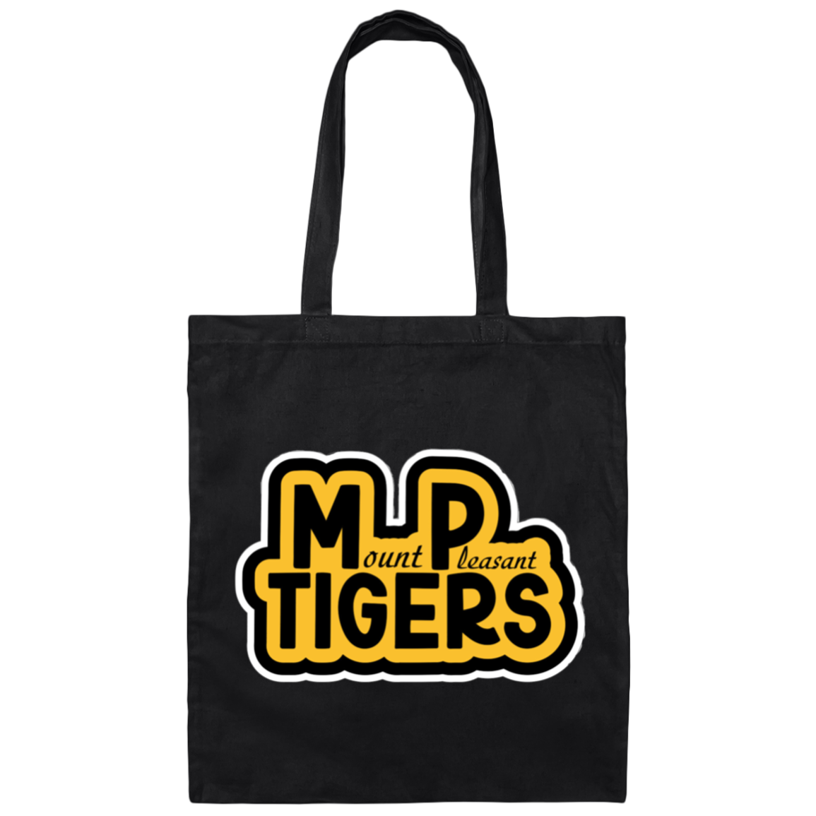 MP Tigers Black&Gold Canvas Tote Bag