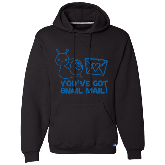 You've Got Snail Blue Mail Dri-Power Fleece Pullover Hoodie