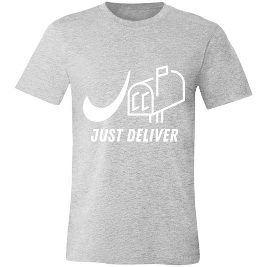 Just Deliver Mailbox White Unisex Jersey Short-Sleeve T-Shirt