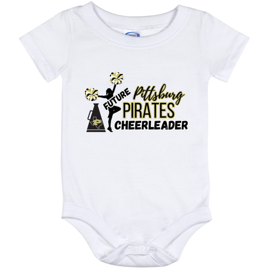 Future Pitt Pirate Cheerleader Baby Onesie 12 Month