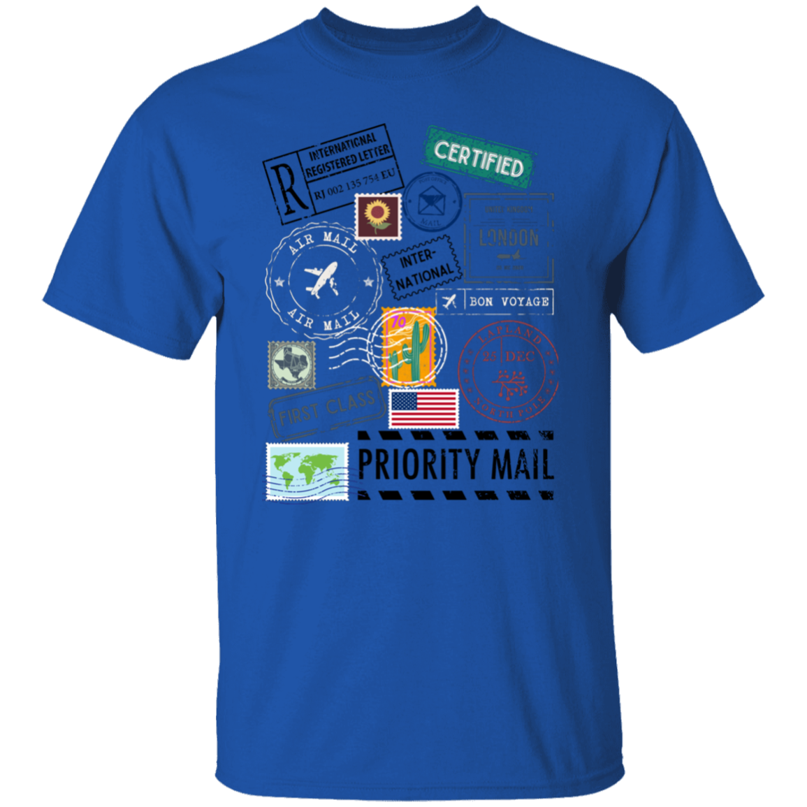 Postage Multi 5.3 oz. T-Shirt