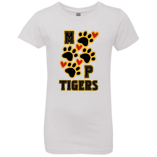 MP Tiger's Heart & Sole- Girls' Princess T-Shirt