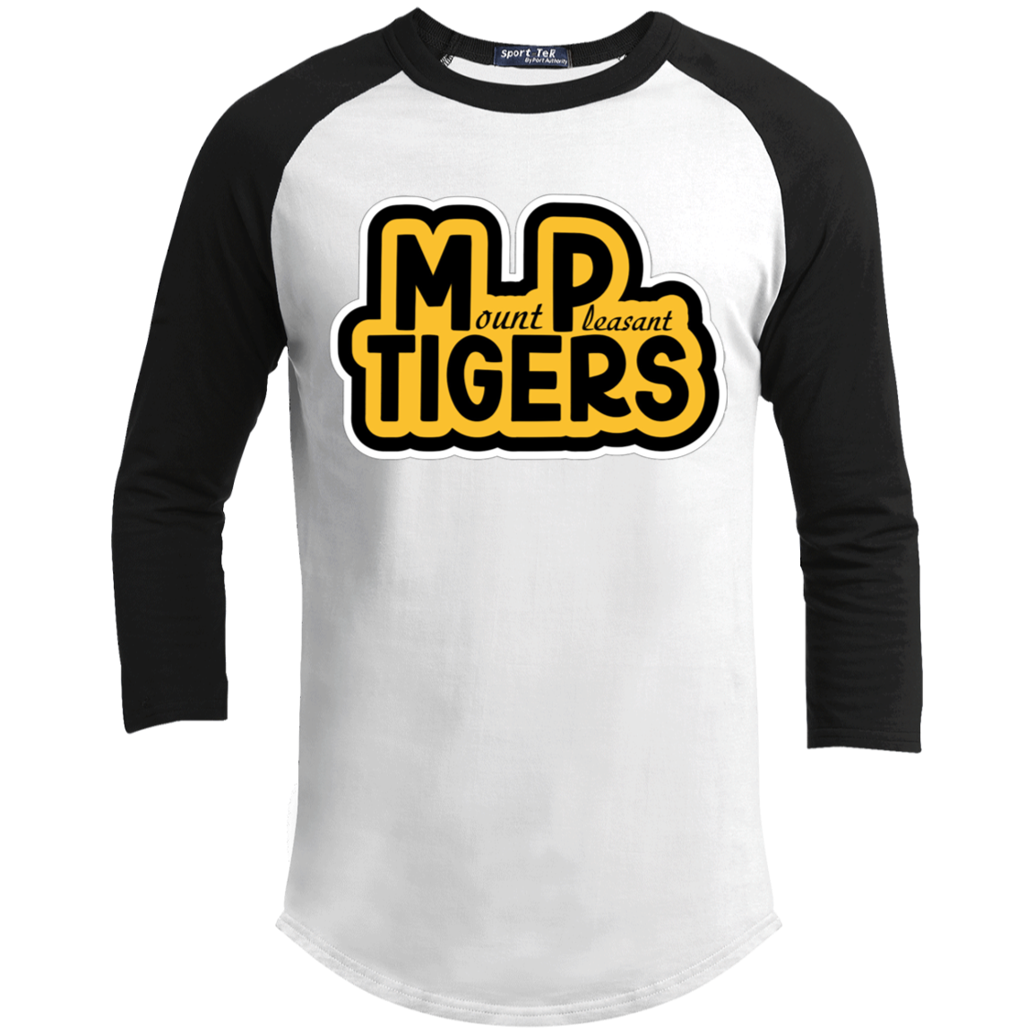 MP Tiger Black & Gold- Youth 3/4 Raglan Sleeve Shirt
