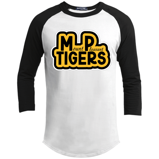 MP Tiger Black & Gold- Youth 3/4 Raglan Sleeve Shirt