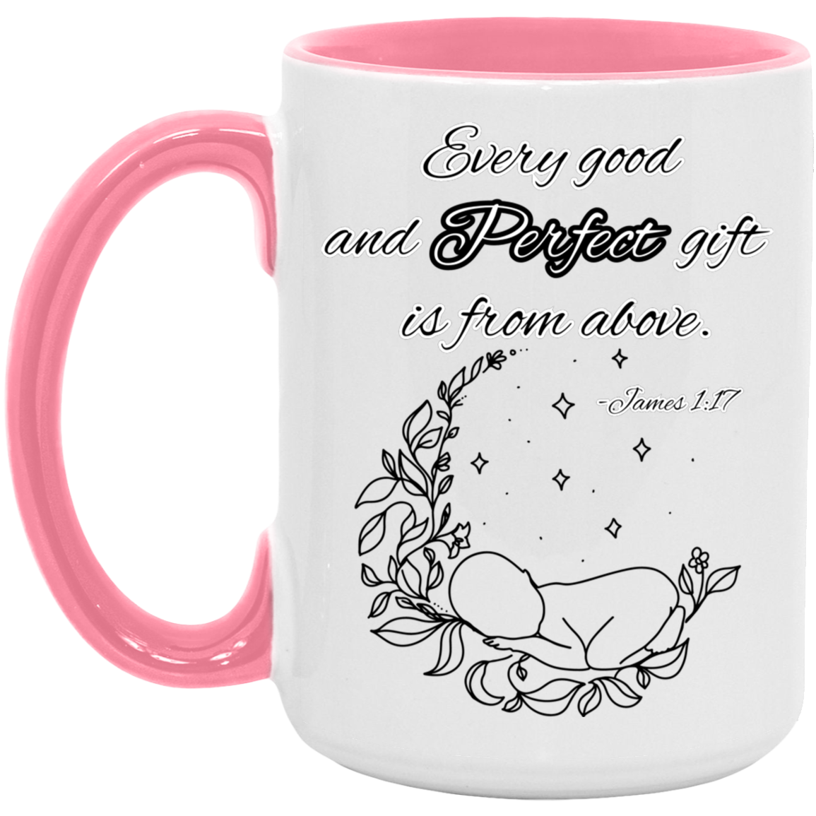 James 1:17 15oz Accent Mug
