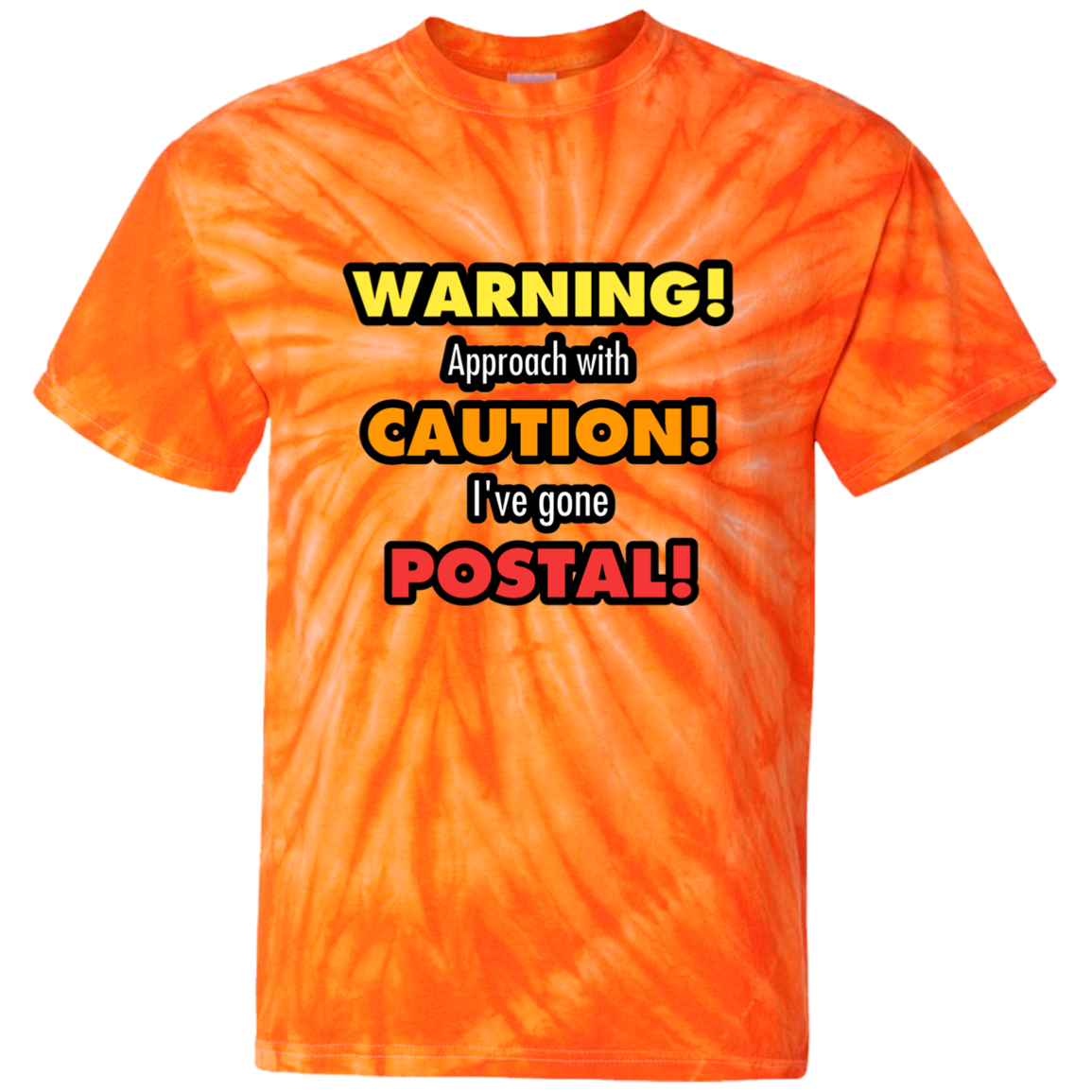 Gone Postal 100% Cotton Tie Dye T-Shirt