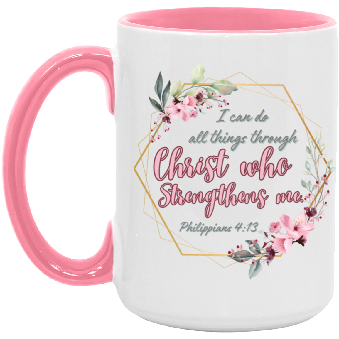 Phil 4:13 15oz. Accent Mug