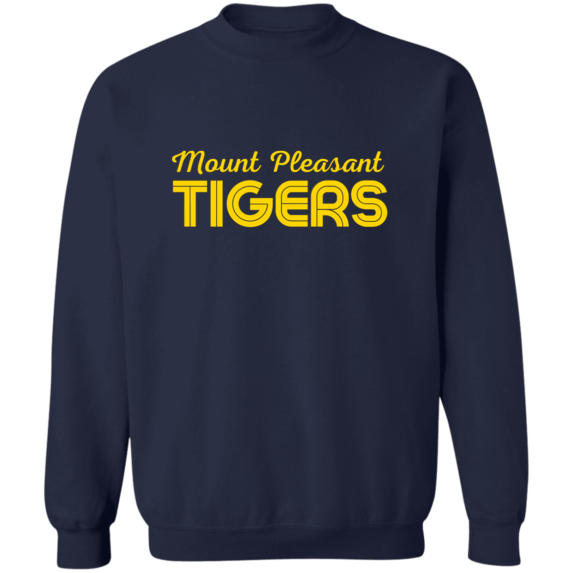 MP Tigers Pullover Crewneck Sweatshirt 8 oz (Closeout)