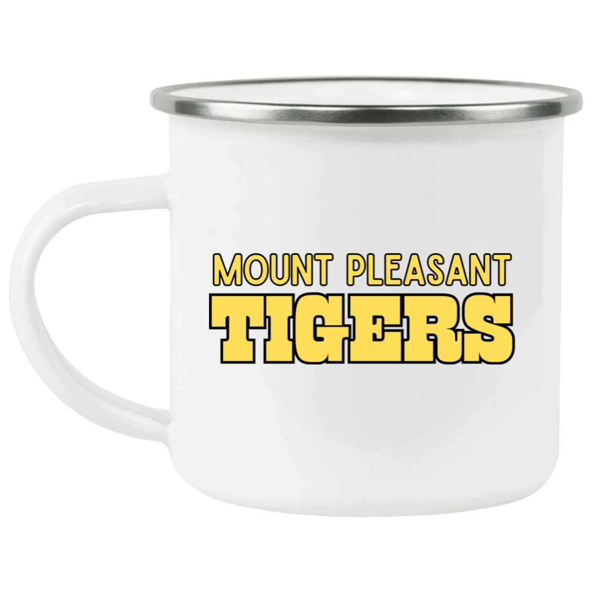 MP Tigers 3 Gold- Enamel Camping Mug