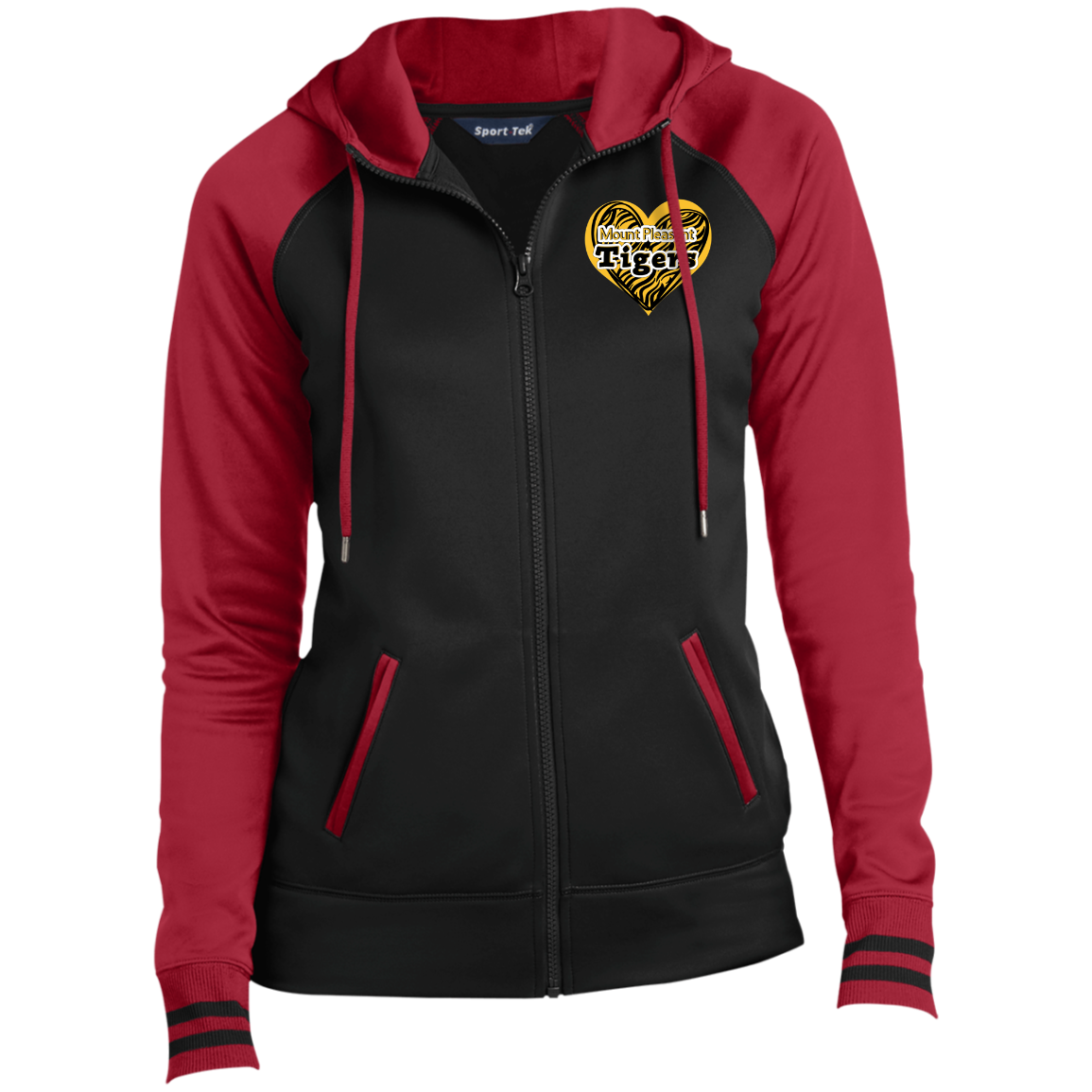 MP Tiger Love- Ladies' Sport-Wick® Full-Zip Hooded Jacket