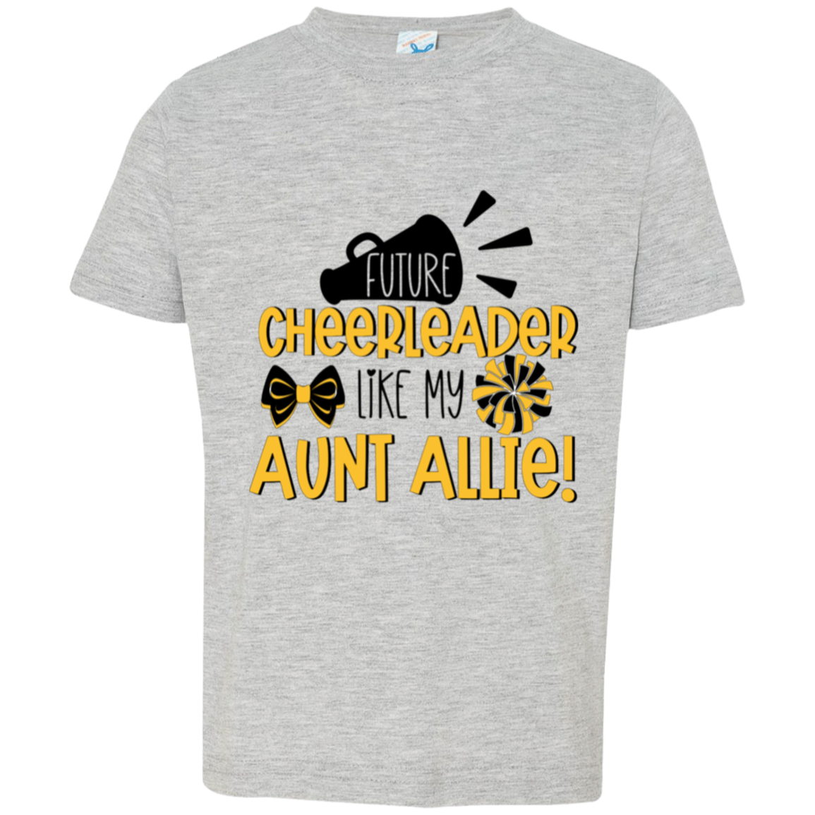 Future Cheerleader Allie Toddler Jersey T-Shirt