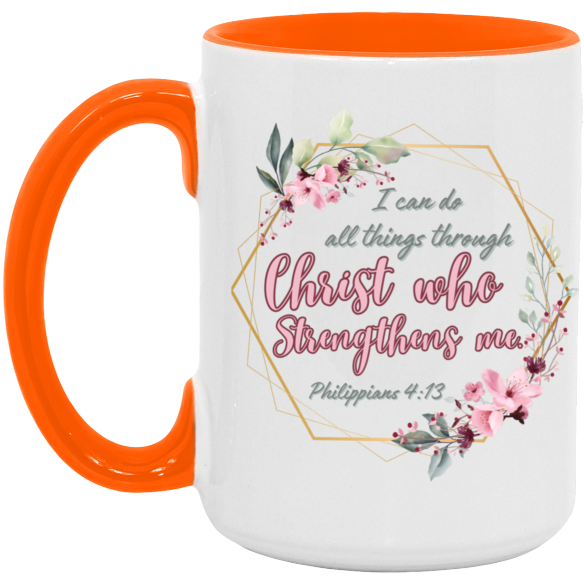 Phil 4:13 15oz. Accent Mug