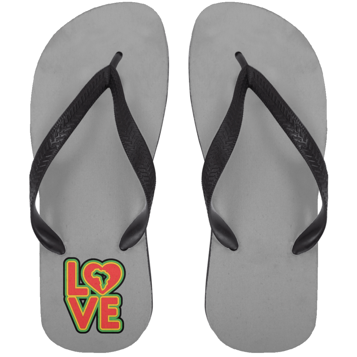 RYGB LOVE Adult Flip Flops