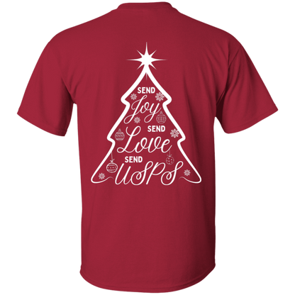 Send USPS XMas 5.3 oz. T-Shirt
