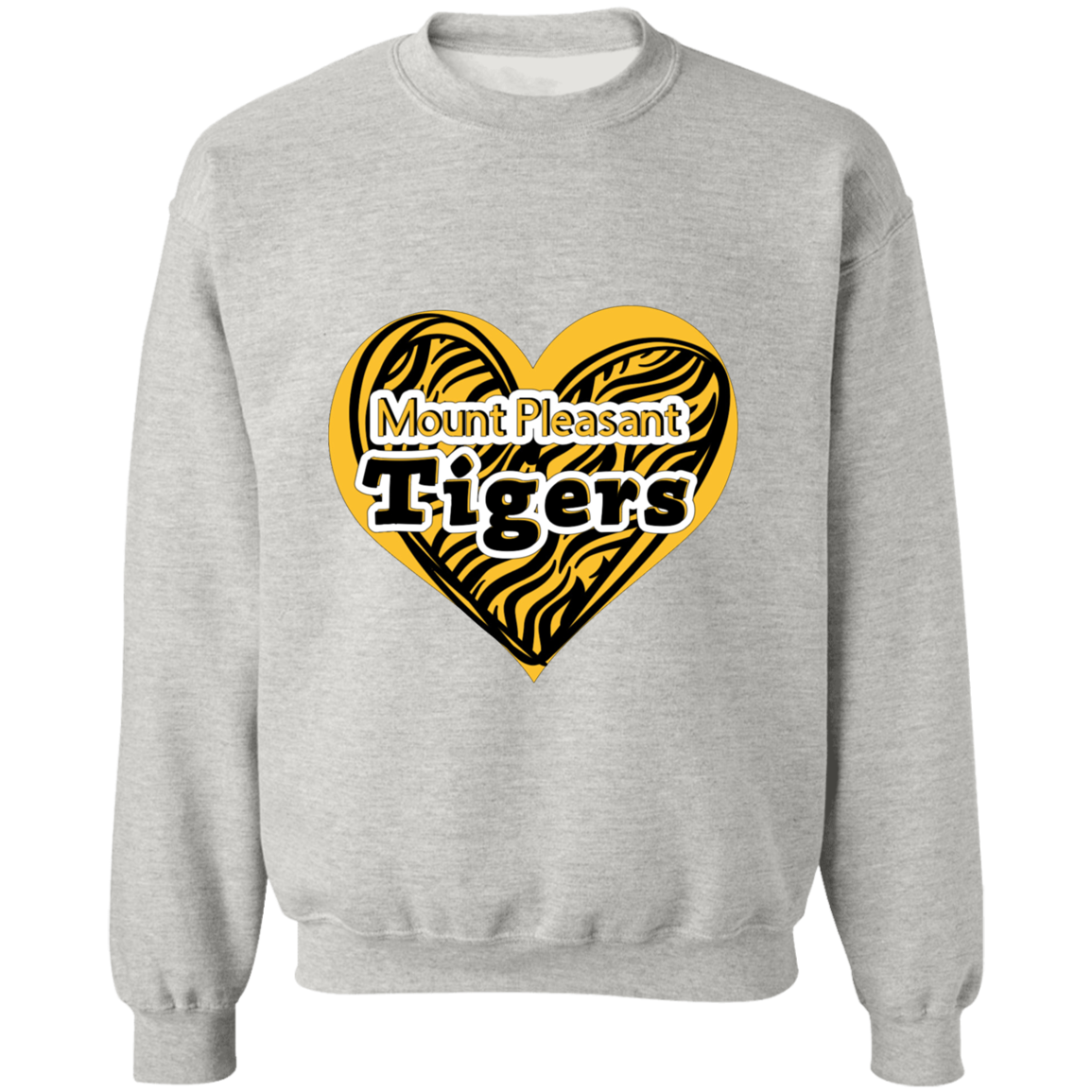 MP Tiger Love Pullover Crewneck Sweatshirt 8 oz (Closeout)
