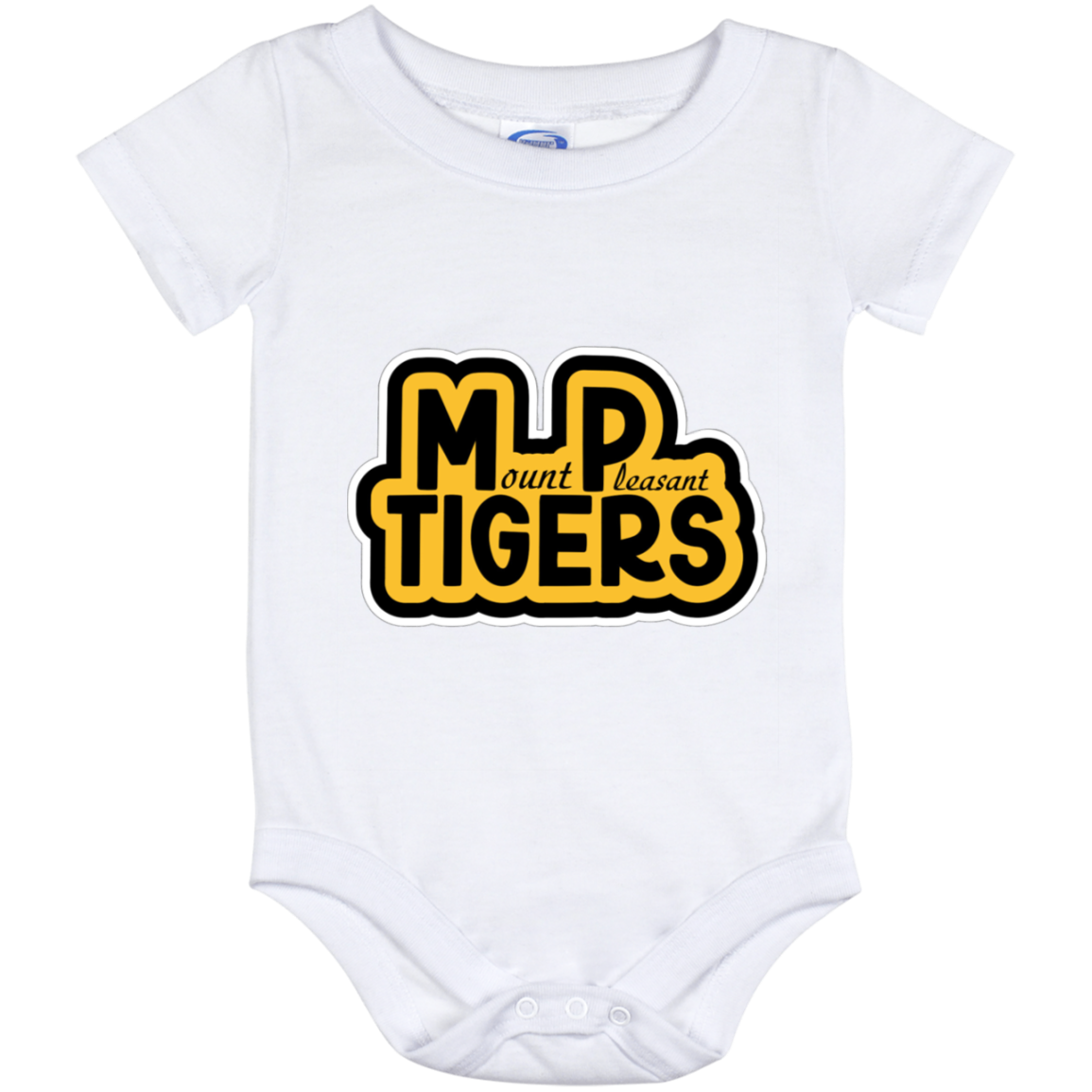 MP Tigers Black & Gold- Baby Onesie 12 Month