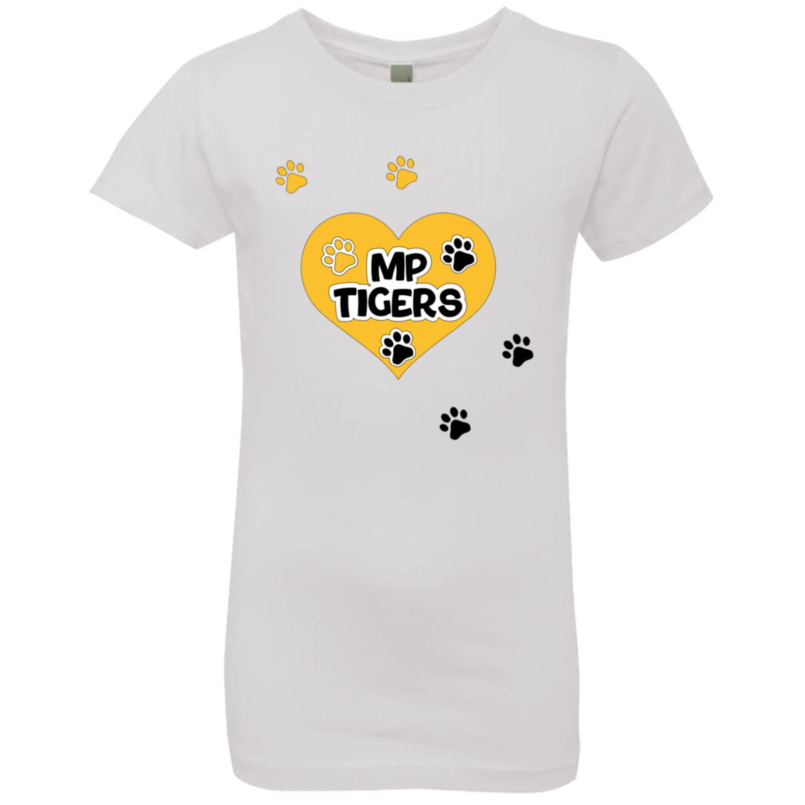 MP Tiger's Leaving Tracks- Girls' Princess T-Shirt