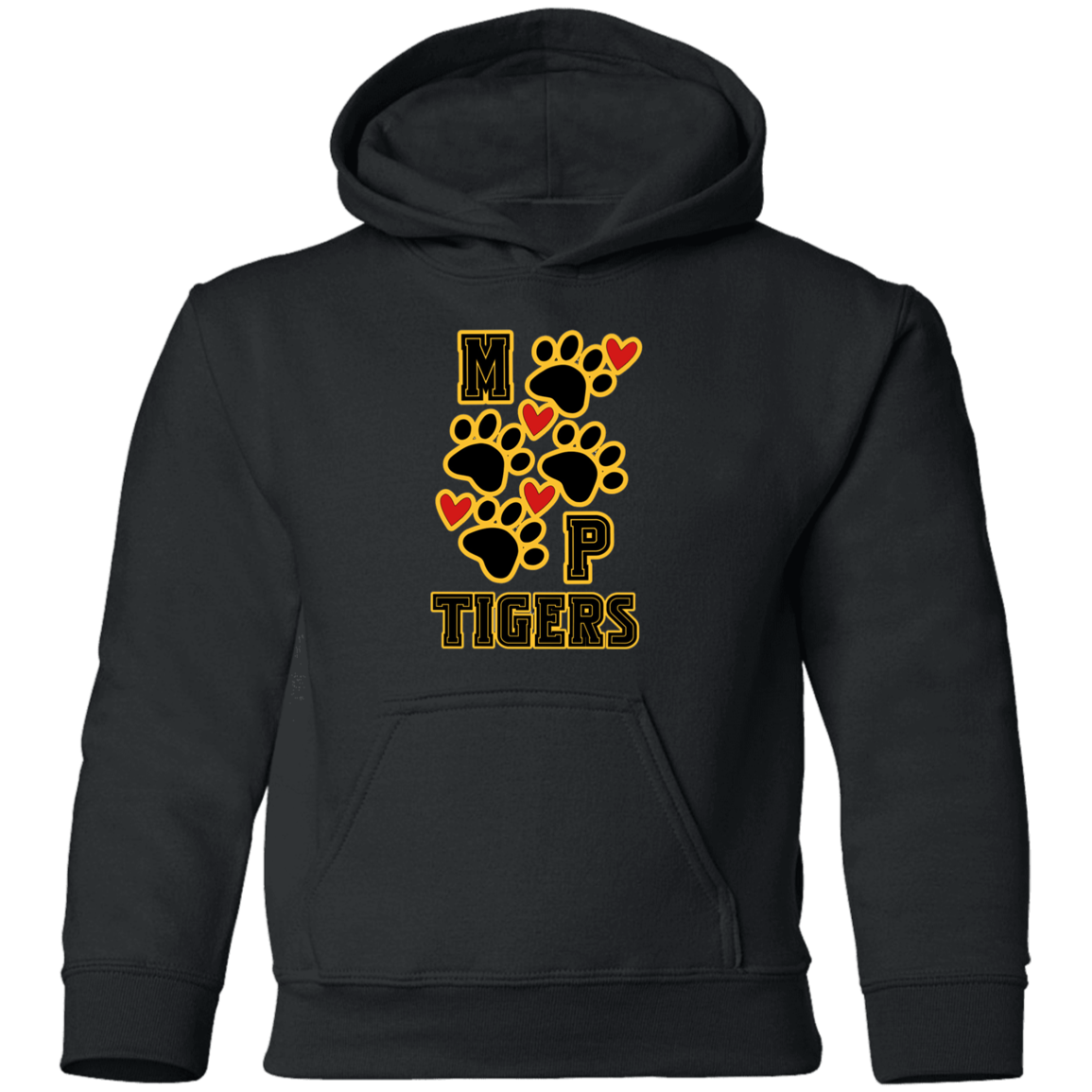 MP Tigers Heart & Sole- Youth Pullover Hoodie