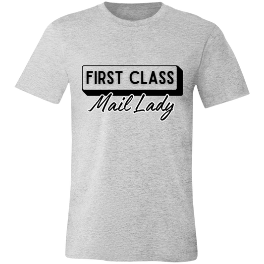 First Class Mail Lady Unisex Jersey Short-Sleeve T-Shirt