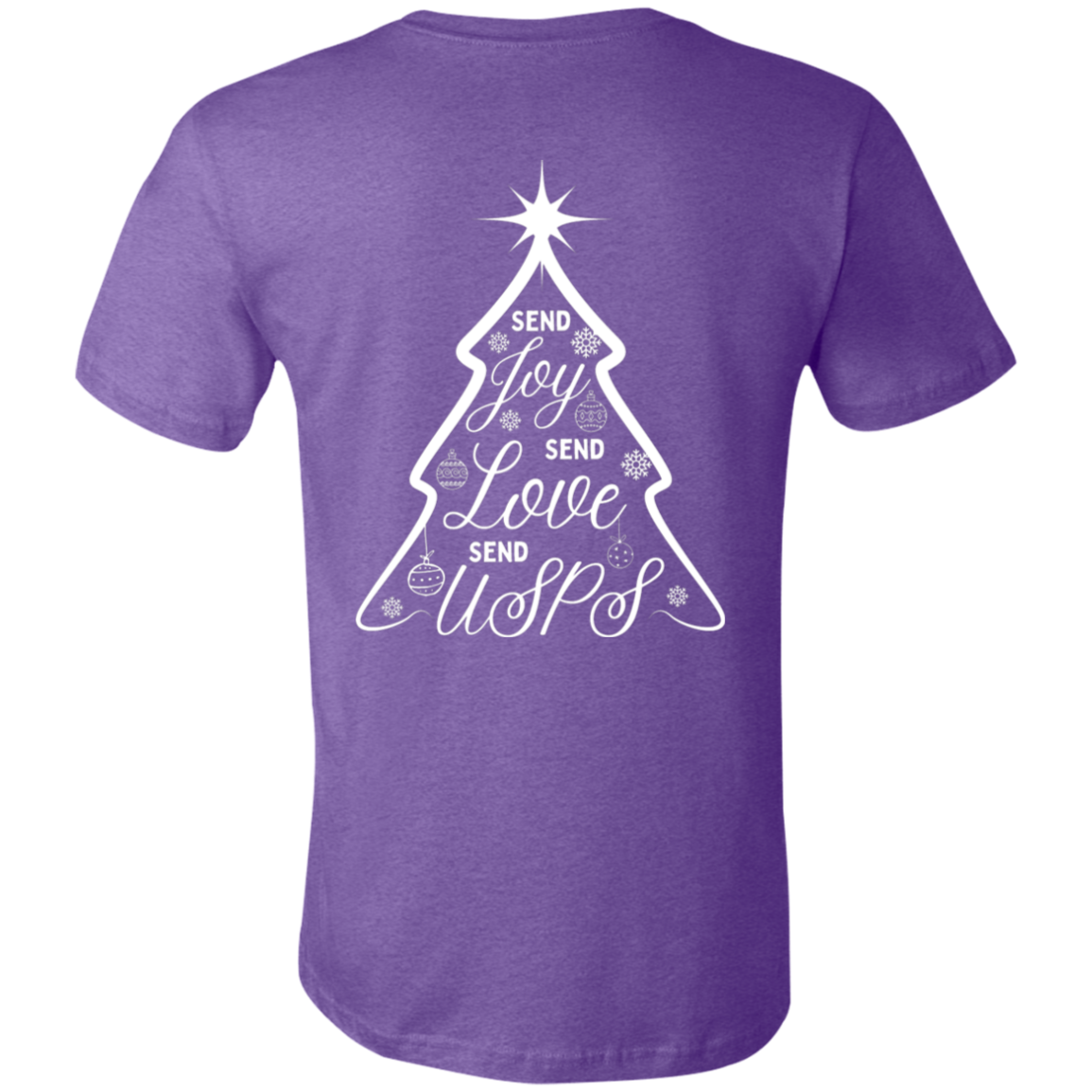 Send USPS Xmas Jersey Short-Sleeve T-Shirt