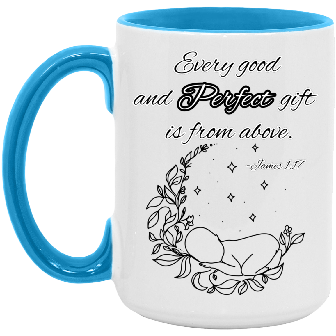 James 1:17 15oz Accent Mug