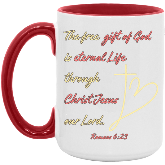 Romans 6:23 15oz. Accent Mug