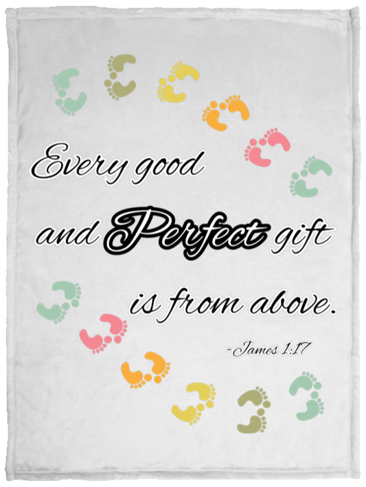 James 1:17 Cozy Plush Fleece Blanket - 30x40