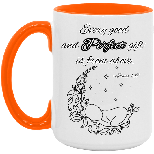 James 1:17 15oz Accent Mug