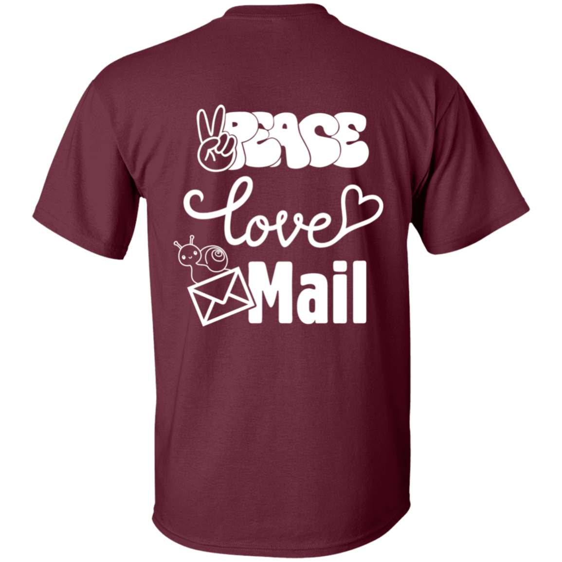 Peace Love Mail 1 W- 5.3 oz. T-Shirt