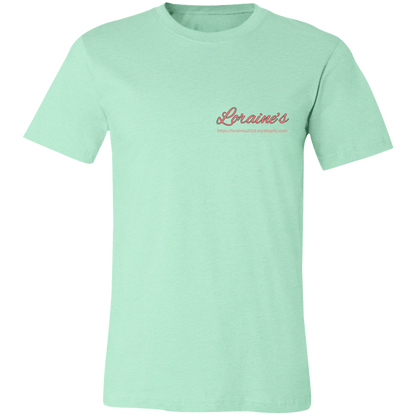 Psalm 91:4 Mauve Unisex Jersey Short-Sleeve T-Shirt